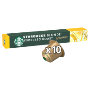 Starbucks Blonde Nespresso Coffee Capsules 10 Pack