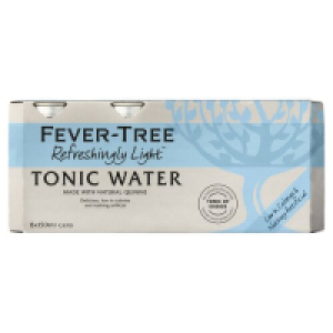 Fever-Tree Refreshingly Light Tonic Water Can 8 Pack