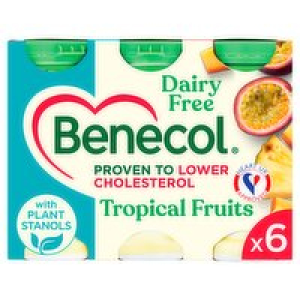 Benecol Dairy Free Tropical Yogurt Drink 6 Pack
