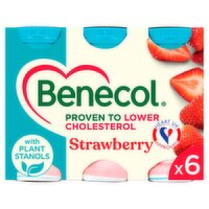 Benecol Strawberry Yogurt Drink 6 Pack