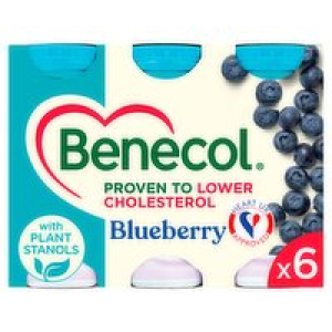 Benecol Blueberry Yogurt Drink 6 Pack