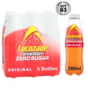Lucozade Zero Original Bottles 6 Pack