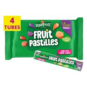 Rowntrees Fruit Pastilles Tube 4 Pack