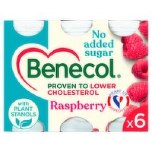 Benecol Raspbery Yogurt Drink 6 Pack