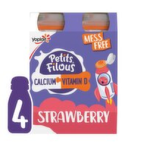 SuperValu  Petits Filous Mess Free Strawberry Drink 4 Pack
