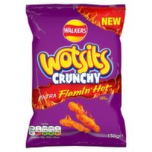 Walkers Wotsits Crunchy Extra Flamin Hot