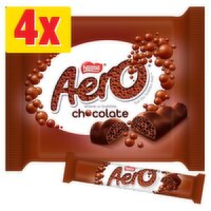 Nestle Aero Purely Chocolate Bar 4 Pack