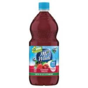 Mi Wadi Summer Fruits Double Concentrate No Added Sugar