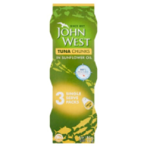 John West Tuna In Sunflower Oil 3 Pack