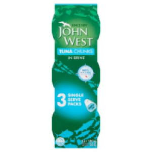 John West Tuna Chunks In Brine 3 Pack