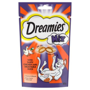 Centra  Dreamies With Chicken & Duck Cat Treats 60g