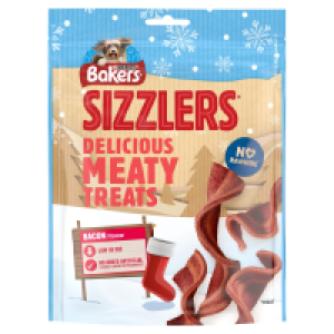 Bakers Sizzlers Meaty Treats with Bacon Dog Treats