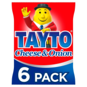 Tayto Cheese & Onion Crisps 6 Pack