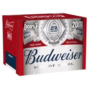 Budweiser Beer Bottle 20 Pack