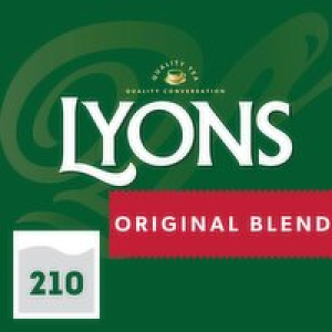 SuperValu  Lyons Original Blend Tea Bags 210 Pack