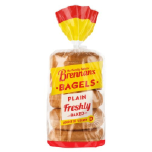 SuperValu  Brennans Plain Bagels 5 Pack