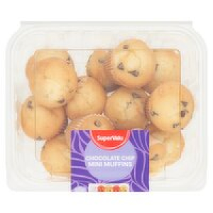 SuperValu Chocolate Chip Mini Muffins Tub