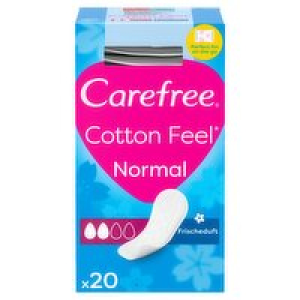 Carefree Cotton Fresh Scent Panty Liners