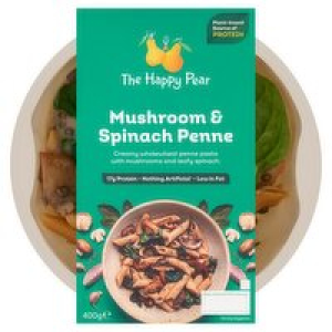 The Happy Pear Mushroom & Spinach Penne Pasta