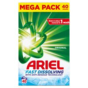 SuperValu  Ariel Original Powder 40 Wash Mega Pack