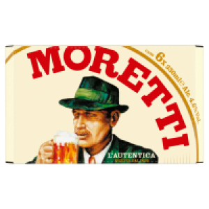SuperValu  Birra Moretti Can 6 Pack