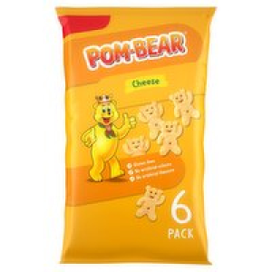 Pom-Bear Cheese Potato Snack 6 Pack