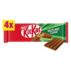 Kit Kat 4 Finger Hazelnut Chocolate Bar 4 Pack