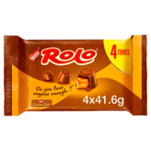 Nestle Rolo Chocolate Carmel Tubes 4 Pack