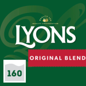 Lyons Original Blend Tea 160 Pack