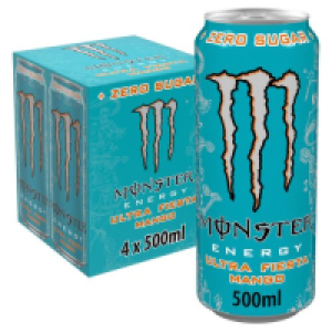 Monster Energy Ultra Fiesta Mango Can 4 Pack