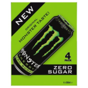 Monster Original Zero Sugar Can 4 Pack