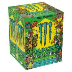 Monster Rio Punch Cans 4 Pack
