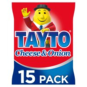 Tayto Cheese & Onion Crisps 15 Pack