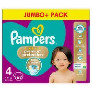 Pampers Premium Protection Size 4 Jumbo+ Pack