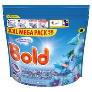 Bold Spring Awakening Laundry Pods 58 Wash XXL Mega Pack