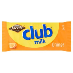 Centra  Jacobs Club Milk Orange 5 Pack 110g