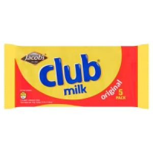 Jacobs Club Milk 5 Pack 110g
