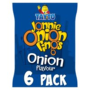 Tayto Jonnie Onion Rings Snacks 6 Pack