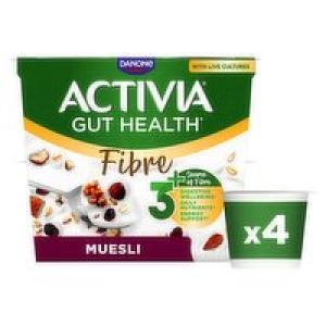 SuperValu  Activia Gut Health Muesli 4 Pack