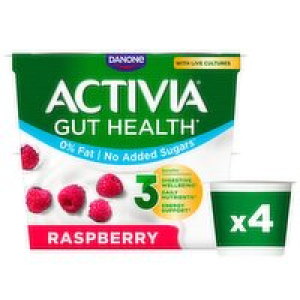 SuperValu  Danone Activia 0% Raspberry 4 Pack