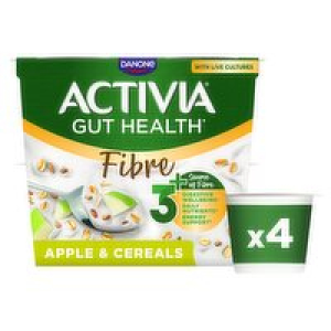 Danone Activia Apple & Cereals 4 Pack