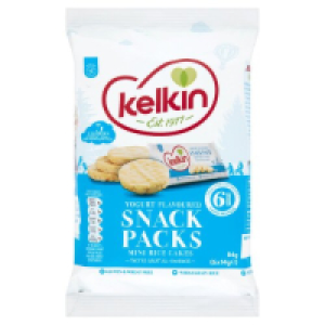 Kelkin Gluten Free Mini Yogurt Rice Cake Snack Packs