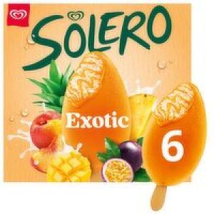 Solero Exotic Ice Cream Stick 6 Pack XL Family Pack