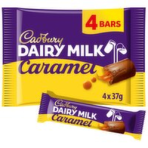 Cadbury Dairy Milk Caramel Bars 4 Pack