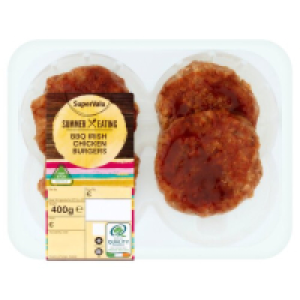 SuperValu Fresh Irish BBQ Chicken Burgers