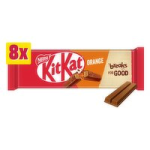 Kit Kat Orange 2 Finger Bar 8 Pack