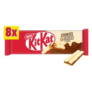 Kit Kat 2 Finger Cookies & Cream Bar 8 Pack