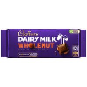 Cadbury Dairy Milk Wholenut Chocolate Bar