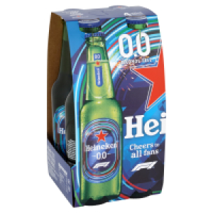 Heineken 0.0 Bottles 4 Pack