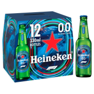 Heineken 0.0 Lager Bottles 12 Pack